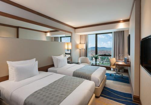 Deluxe İki Tek Kişilik Yataklı Oda - Deniz Manzaralı