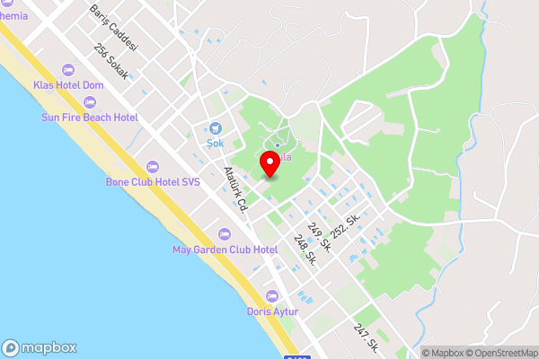 1 Bedroom Apartment, 500m to the Beach, Alanya - Hotel Location Map
