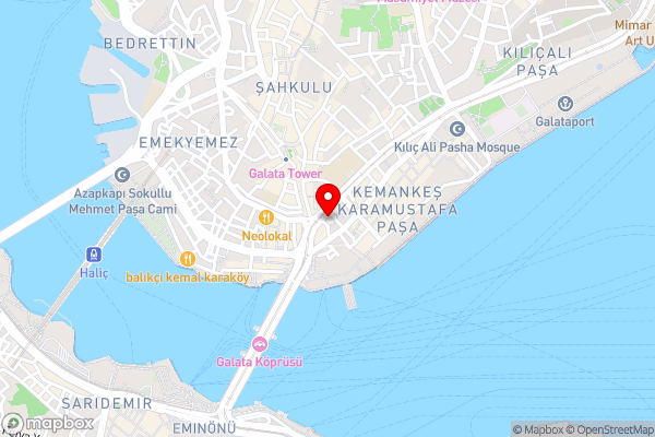 10 Karakoy Istanbul - Hotel Location Map