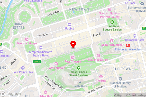 100 Princes Street - Hotel Location Map