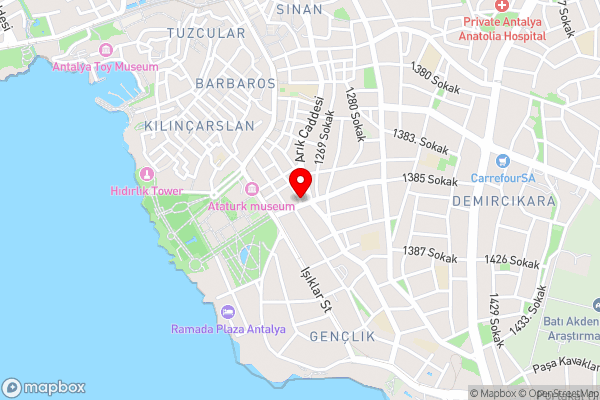 103 - Hotel Location Map