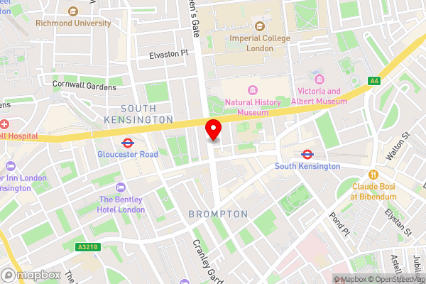 130 Queen's Gate Apartments - Hotel Location Map