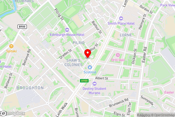 16 Pilrig Guest House - Hotel Location Map
