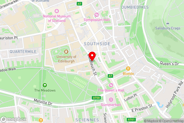 2 Bedroom Central Edinburgh Flat sleeps up to 4 - Hotel Location Map