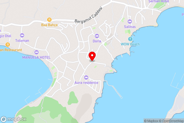 2 BR Central House in Gumbet, Bodrum - Hotel Location Map