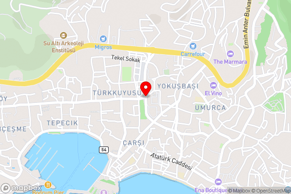 2 BR Stone House with Private Pool in Bodrum - Hotel Location Map
