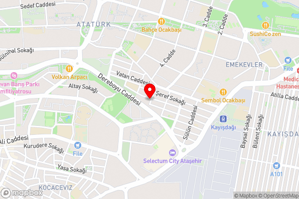 216 Turkuaz Suit - Hotel Location Map