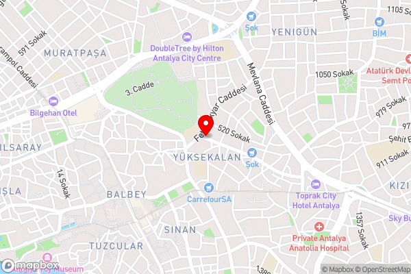 29- Kaleiçi Markantalya 5Dakika Benzersiz Rezidans - Hotel Location Map