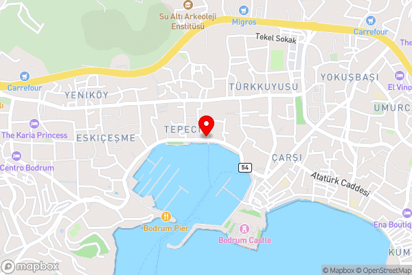 2min Walk to Torba Beach - 3BR Duplex in Bodrum - Hotel Location Map