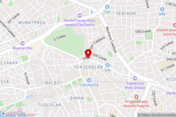 3-Şehir Merkezinde Büyük Daire 3 Yatak Odası - Hotel Location Map
