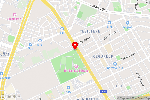 74 Otel - Hotel Location Map