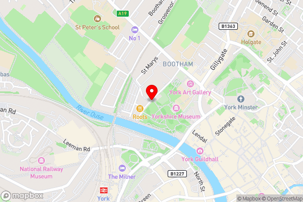 78 Marygate - Hotel Location Map