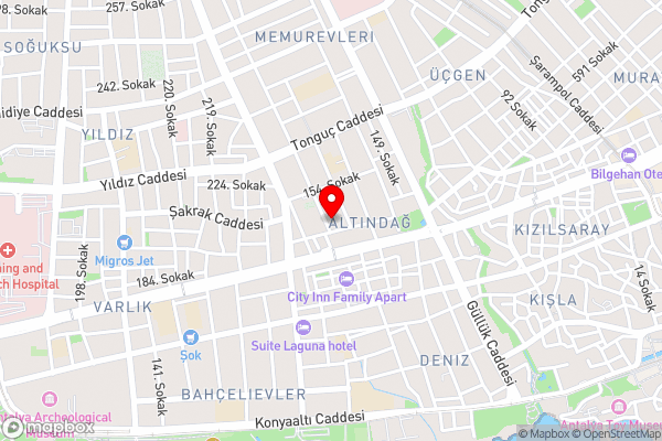 aaa - Hotel Location Map