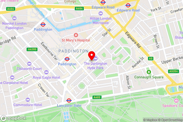 Aaraya London - FKA Gower Hotel - Hotel Location Map