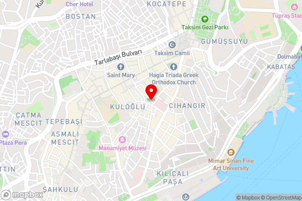 AB Residences -Cihangir Luxury Antique Apartment - Hotel Location Map