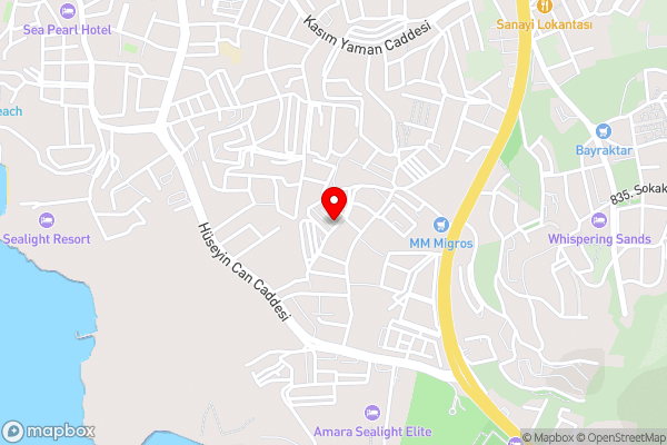 Abaa Villa Yakamoz - Hotel Location Map