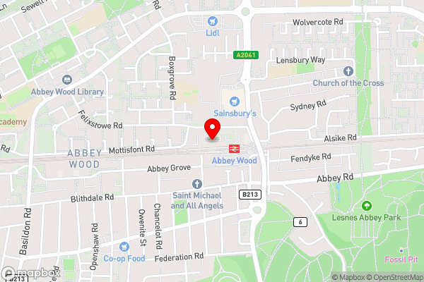 Abbeywood Station House London - Hotel Location Map