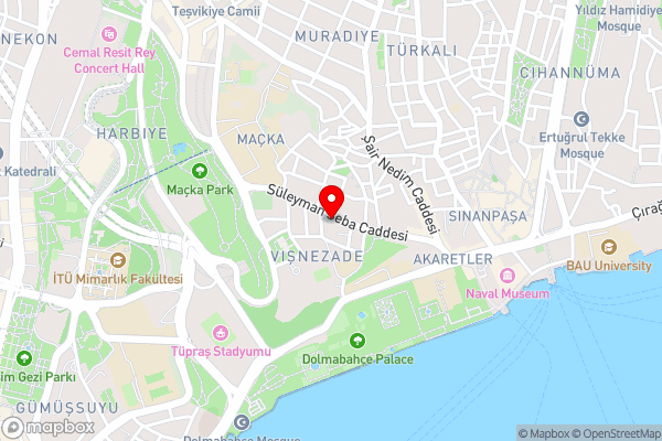 AC Hotel Istanbul Macka - Hotel Location Map