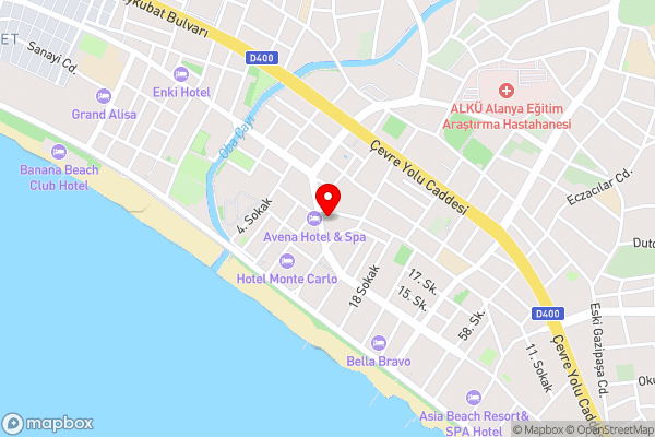 Acar Hotel - Hotel Location Map