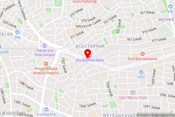 Active SKY Business Hotel - Hotel Location Map