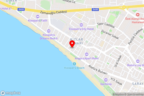 Ada-1 Apart Hotel - Hotel Location Map