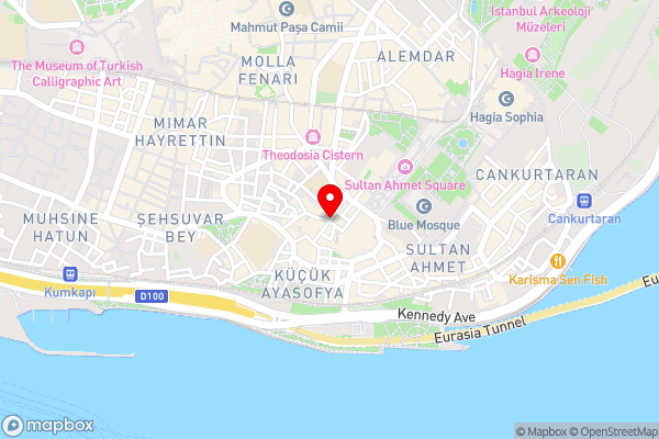Ada Hotel Istanbul - Hotel Location Map