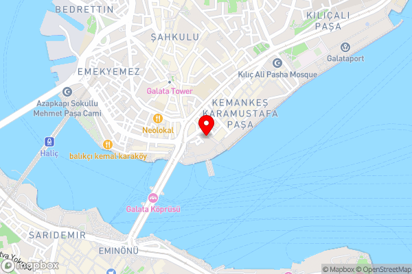 Ada Karakoy Hotel - Special Category - Hotel Location Map
