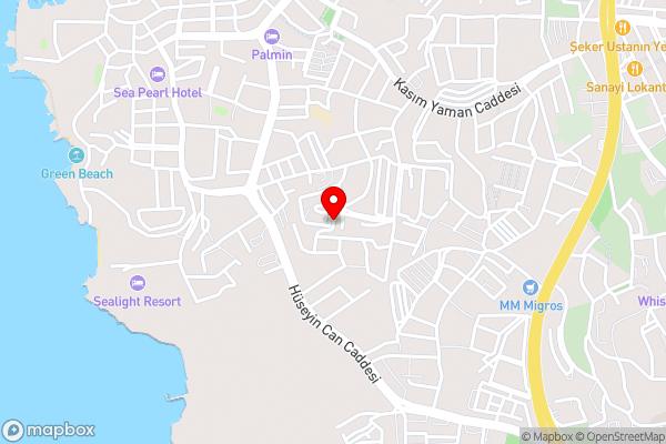 Ada Villas - Hotel Location Map