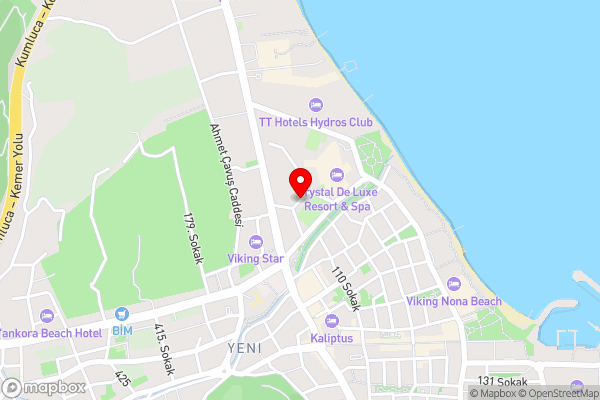 Adalin Resort Hotel - Hotel Location Map
