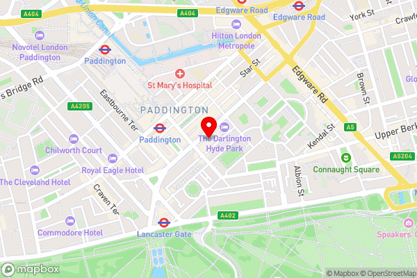 Admiral Hotel at Park Avenue - Hotel Location Map