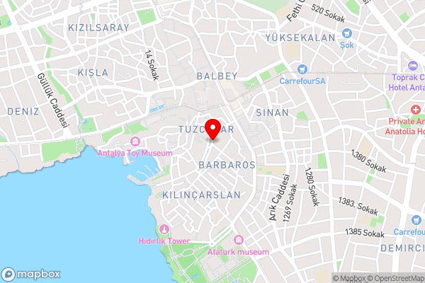 Adria Inn - Hotel Location Map