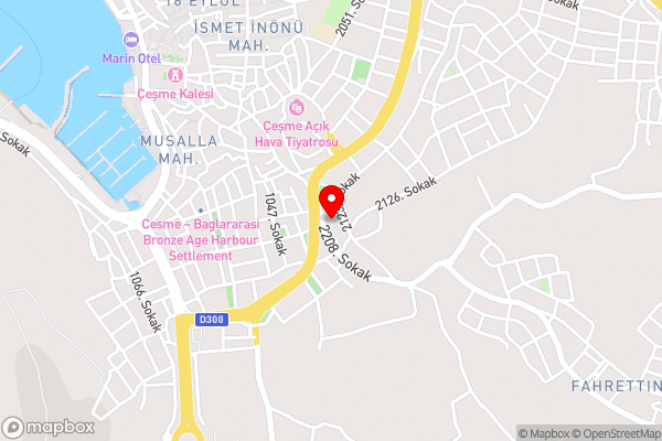 AEGEAN Apartments - Çeşme - Hotel Location Map