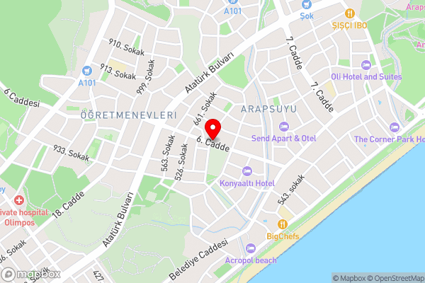 Afsin Hotel - Hotel Location Map