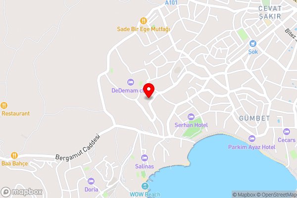 Afytos Bodrum - Hotel Location Map