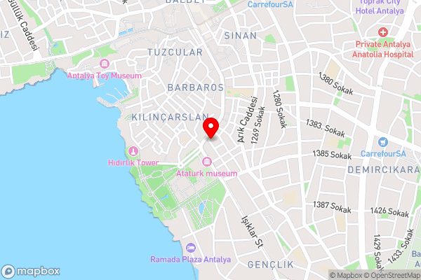 Akasya Hotel - Hotel Location Map