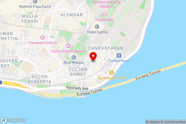 Akbiyik Suite Boutique Hotel - Hotel Location Map