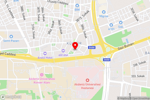 Akça Apart Otel - Hotel Location Map