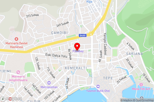 Akdeniz apart hotel - Hotel Location Map