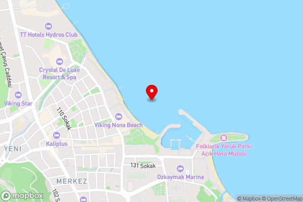 akdenizevleri - Hotel Location Map