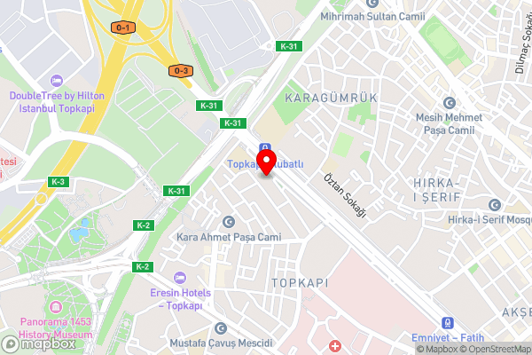 Akgun Istanbul Hotel - Hotel Location Map