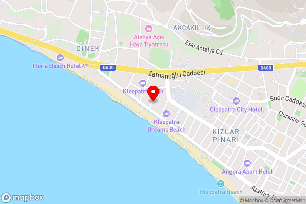 Akman Beach Apart Otel - Hotel Location Map