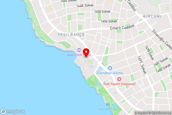 Akra Apart-Hotel - Hotel Location Map
