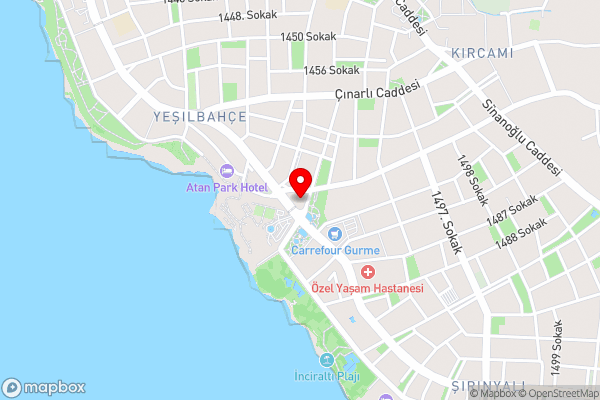 Akra V Hotel - Hotel Location Map