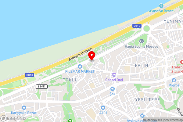 Aksular Hotel - Hotel Location Map