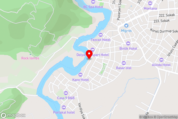 Aktaş Butik Hotel - Hotel Location Map