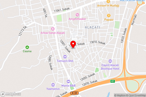 Alaçatı Frida Hotel - Hotel Location Map