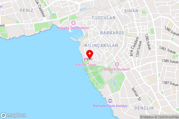 Aladdin - Hotel Location Map