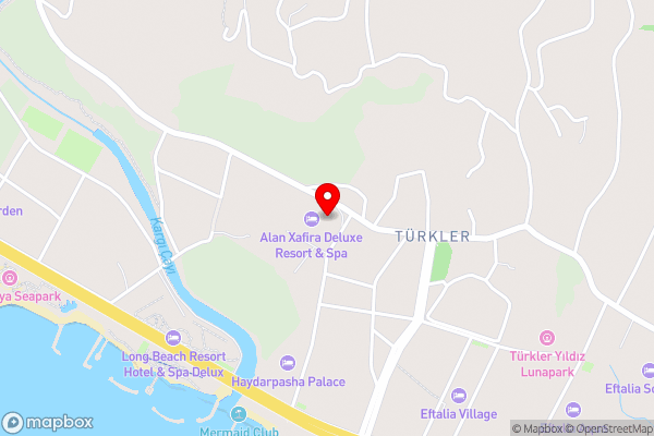 Alan Xafira Deluxe Resort & Spa-ULTRA ALL INCLUSIVE - Hotel Location Map