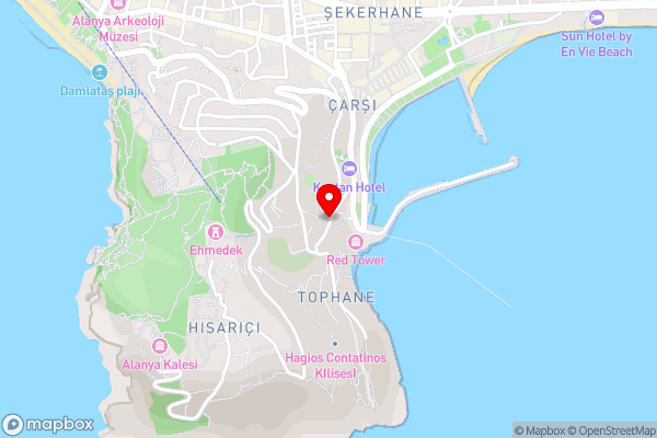 Alanya Castle Apartment - Adult Only - Hotel Location Map
