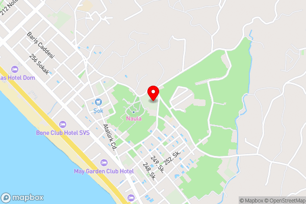 Alanya Rose - Hotel Location Map